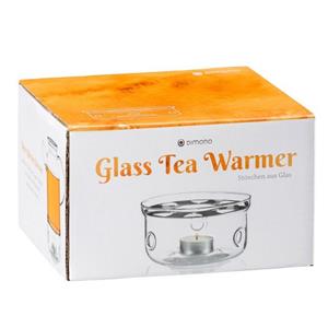 Dimono Teekanne Stövchen Teewärmer aus Borosilikat-Glas, Teekannen-Wärmer