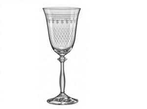 Crystalex Rotweinglas »Royal Karo Rotweingläser 350 ml 6er Set«, pantografie