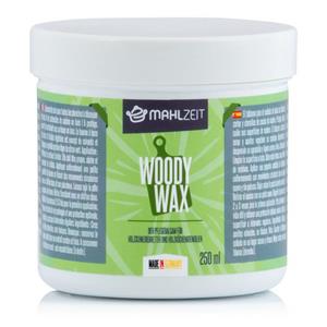 Mahlzeit Warmhalteplatte  WOODY WAX Holzpflege für Schneidebrett, 250 ml, 100% natürlich, Pflegemittel für Holz