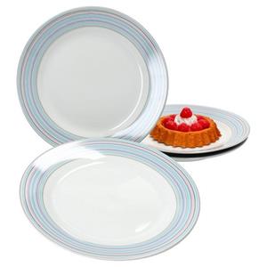 Ritzenhoff & Breker Frühstücksteller »4er Set Dessert- Kuchenteller Doppio Circle 20,5cm  - 403039«