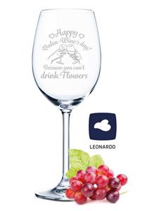 GRAVURZEILE Rotweinglas »Leonardo Weinglas mit Gravur Happy Valen-Wine´s day«, Glas
