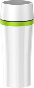 EMSA TRAVEL MUG FUN thermobeker 0.36 L. wit/groen