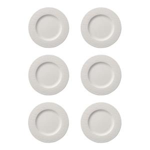 Villeroy & Boch Speiseteller »Manufacture Rock Speiseteller ø 27.0 cm 6er Set«, (6 St)