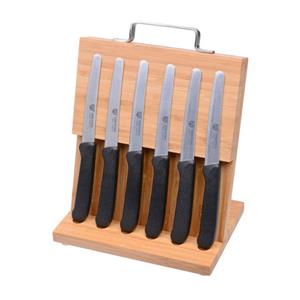 GRÄWE Messerblock »Magnet-Messerhalter Bambus klein mit Brötchenmesse«