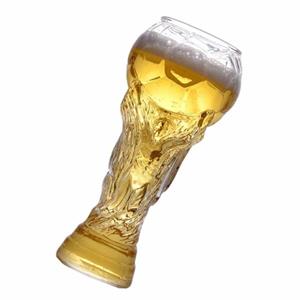 longziming Weinglas WM-Bierglas, Fußball WM Pokal Form Bierglas, Kreative Fußballkrüge