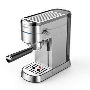 BLiTZWOLF Espressomaschine BH-CM1503, 15 Bar 1250~1450W NTC Präzise Temperaturregelung mit Milchaufschäumdüse Entkalkungserinnerung Sicherschutz Ganzmetallgehäuse