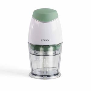 LIVOO Gemüsehacker  Multi-Zerkleinerer Küchengerät Edelstahlklingen DOP118VE
