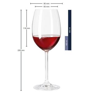 GRAVURZEILE Rotweinglas »2x Leonardo XL Weinglas - Good Day Bad Day Don't Even Ask - Geburtstagsgeschenk - Lustige Geschenke - Geeignet als Weißweingläser Rotweingläser - Or