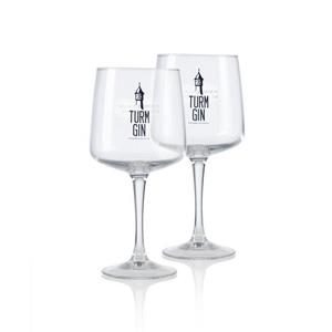 TURM GIN Weinglas »Gin Copa Glas mit Logo und Schriftzug - 720 ml - 2er-Set«
