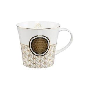 Goebel Blume des Lebens Weiß Coffee-/Tea Mug Lotus 13.50 x 10.50 x 9.50 bunt