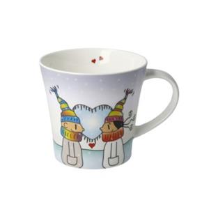 Goebel Coffee-/Tea Mug Der kleine Yogi - Herz erwärmt bunt