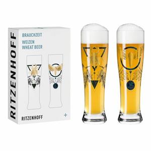 Ritzenhoff Bierglas »Brauchzeit Weizen 2er-Set 003«, Glas