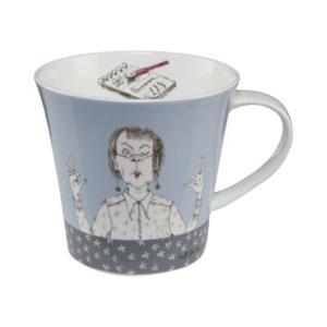 Goebel Coffee-/Tea Mug Barbara Freundlieb - Immer mit der Ruhe bunt