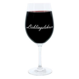 Leonardo Weinglas »Lieblingslehrer«, Glas, lasergraviert