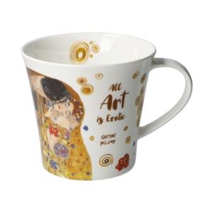 Goebel Coffee-/Tea Mug Gustav Klimt - All Art is Erotic bunt