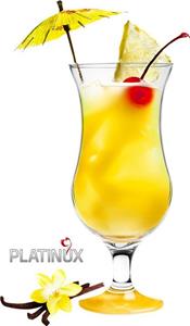 PLATINUX Cocktailglas »Cocktailgläser«, Glas, 400ml (max. 470ml) Set (6-Teilig) Longdrinkgläser Partygläser Milkshake Glas Groß Gelb