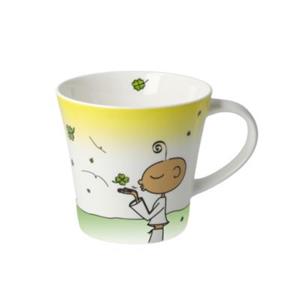 Goebel Coffee-/Tea Mug Der kleine Yogi - Glückstasse bunt