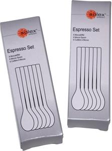 Solex Espressolöffel »Mini«, im modernen Design, Edelstahl 18/10, 6-teilig
