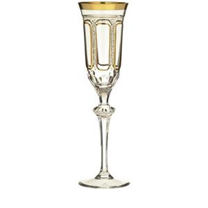 ARNSTADT KRISTALL Champagnerglas »Antike (25,3 cm) - Kristallglas mundgeblasen · von Hand geschliffen · Handmade in Germany · inkl. 24«, Kristall