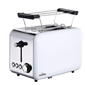 Schäfer Elektronik Toaster Toaster Deluxe, 2 Schlitz-Toaster, 850 W