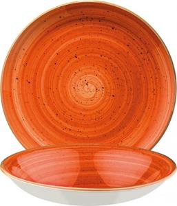 Bonna Suppenteller »Aura Terracotta Plate«, Teller tief Supenteller 20cm 500ml Porzellan terrakotta 1 Stück