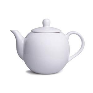 BigDean Teekanne »weiss 1,1L Edel Porzellan Kaffeekanne Tee Kanne«, 1.1 l