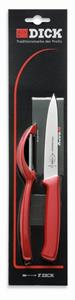 F. DICK Messer-Set »Dick Küchenmesser Set mit Schäler 2-tlg Messer klein Allzweckschäler Kochmesser«