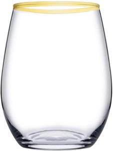 Pasabahce Glas » AMBER GOLD 420825 Bersteingläser Weinglas Glas Kurz 350 ml 6er Set«, Glas