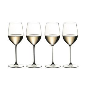 RIEDEL Glas Weinglas »Veritas Viognier Chardonnay 4er Set«, Kristallglas