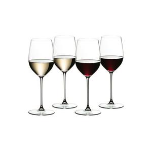 RIEDEL Glas Weinglas »Veritas Viognier/Chardonnay 4er Set«, Kristallglas