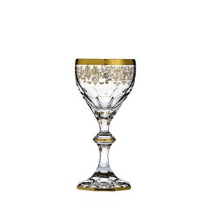 ARNSTADT KRISTALL Weinglas »Weinglas Princess clear (18 cm) - Kristallglas mundgeblasen · Hand geschliffen · inkl. 24 Karat Gold«