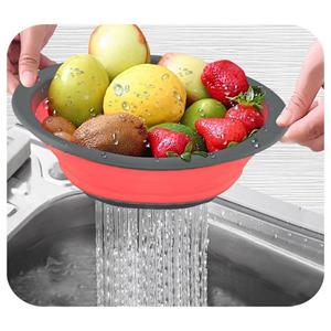 JEEL Küchensieb »Sieb«, Ellipse, (1-St), BPA Frei, geruchfrei, zum Waschen Obst und Gemüse