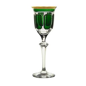 ARNSTADT KRISTALL Weinglas »Weinglas Antike smaragd grün (23,5 cm) - Kristallglas mundgeblasen · von Hand geschliffen«