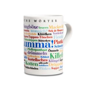 Deine Wörter Tasse »Kaffeebecher Bergische Wörter«, Porzellan