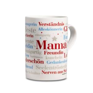 Deine Wörter Tasse »Kaffeebecher Mama«, Porzellan