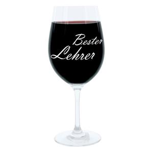 Leonardo Weinglas »Bester Lehrer«, Glas, lasergraviert