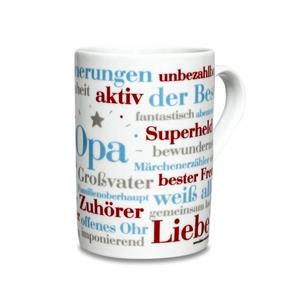 Deine Wörter Tasse »Kaffeebecher Opa«, Porzellan
