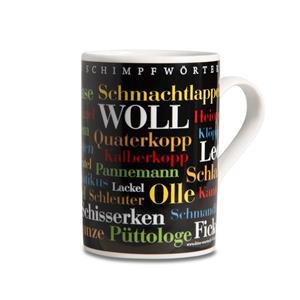 Deine Wörter Tasse »Kaffeebecher Sauerländer Schimpfwörter«, Porzellan
