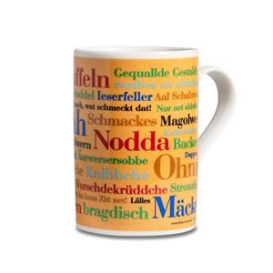 Deine Wörter Tasse »Kaffeebecher Siegerländer Wörter«, Porzellan