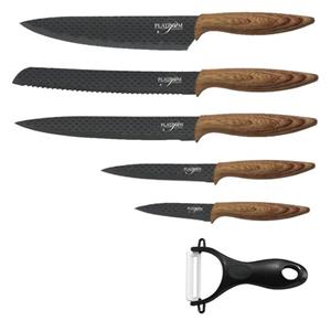 AVADI Messer-Set M23 (Set, 6-tlg), Küchenmesser SET Elegance - Messer 5 Stück + Schäler, Geschenkidee