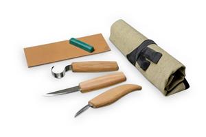 Die Werkkiste Kinderkochmesser »Löffelschnitzset BeaverCraft mit Rolltasche«