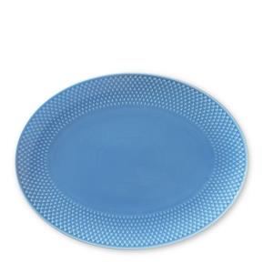Rosendahl Speiseteller »Lyngby Porcelæn - Rhombe Color Servierplatte, blau«