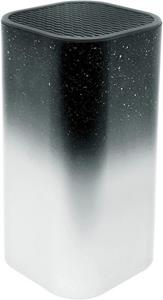 Lashuma Messerblock »Silber« (1tlg), Messeraufbewahrung 10x10 cm Höhe: 22 cm, Küchenmesser Block Kunststoff