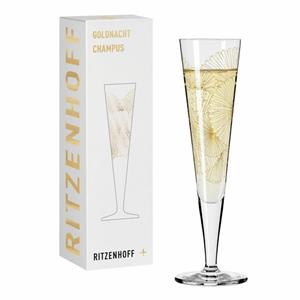 Ritzenhoff Champagnerglas »Goldnacht Champagner 010«, Kristallglas, Made in Germany