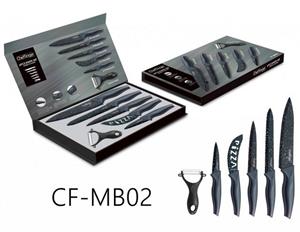 Cheffinger Messer-Set »Kochmesser-Set Sparschäler Messerset 6-tlg.  CF-MB02«