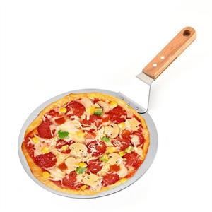 SHMSHNG Pizzaschneider »10 Zoll Pizzaschaufel Holzgriff Metall Schaufel«