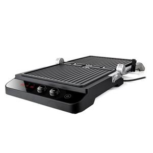 Black + Decker Kontaktgrill BXGR2000E, 2000 W, 2-in-1: glatte Platten und Grill