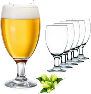 PLATINUX Bierglas »Biertulpen«, Glas, Biergläser Set 6 Teilig 500ml (max.610ml) Bierkrüge Bierschwenker Pilsgläser Tulpe