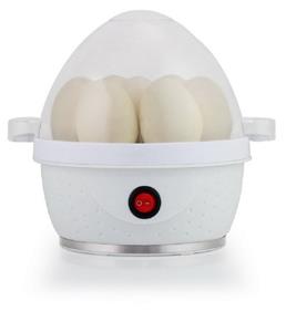 DESKI Eierkocher 7 Eier Kocher Edelstahl, Anzahl Eier: 7 St., 320 W, mit Bedienungsanleitung und Kochtipps