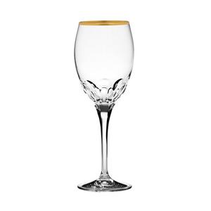 ARNSTADT KRISTALL Weißweinglas »Weißweinglas Palais Gold (19,5 cm) - Kristallglas mundgeblasen · Hand geschliffen · 24K Goldrand«